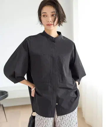 2024SS UNFILO 안필로 발수 UV 케어 밴드 카라 셔츠