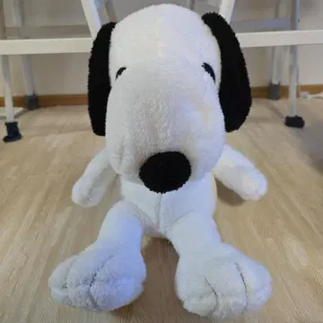 스누피 봉제 인형 빅 빨간색 목걸이 포함