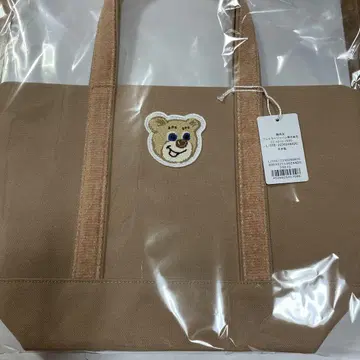 올드 테디 와펜 토트백 베이지 소형