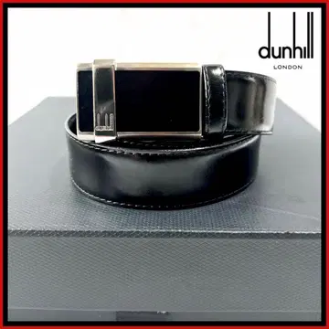 새상품급 dunhill 던힐 벨트 실버 버클