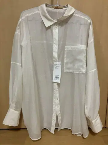 AZUL BY MOUSSY 화이트 긴팔 셔츠 F 사이즈