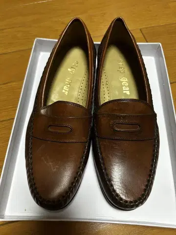 step gear 브라운 로퍼 비즈니스 슈즈 24cm 1/2