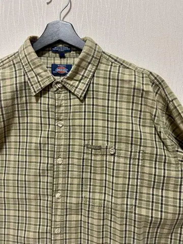 미국 빈티지 의류 디키즈 Dickies 워크 셔츠 체크 셔츠