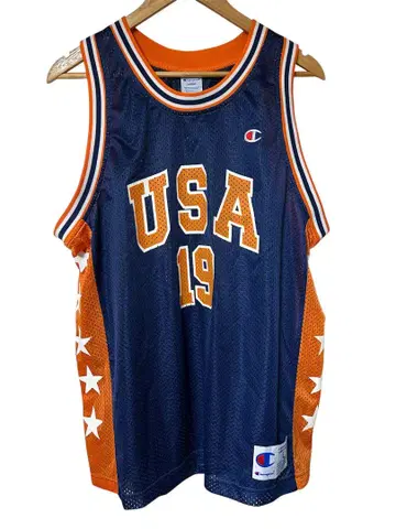 챔피온 USA 메쉬 탱크탑 L 게임 셔츠