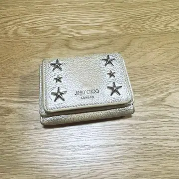 jimmychoo 지미추 골드 삼중 접이식 지갑