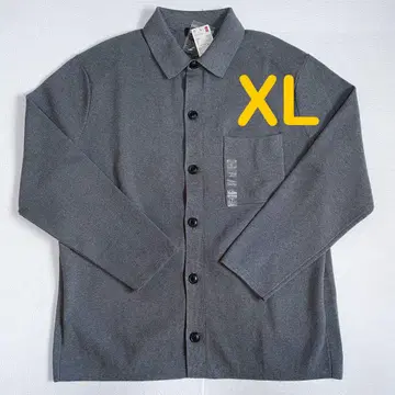 유니클로 밀라노 리브 셔츠 가디건 XL