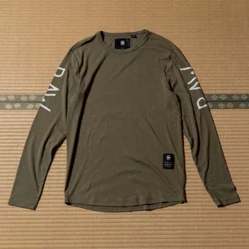 G-STAR RAW 긴팔 티셔츠 L 사이즈 올리브