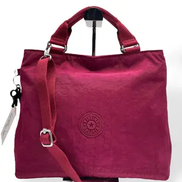 컨디션 최상 Kipling 2way 핸드백 숄더백 보르도