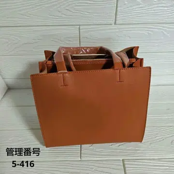 토트백 스퀘어형 브라운 출퇴근, 평상시 사용, 심플, 대용량