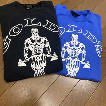 골드짐 티셔츠 USED