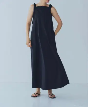 yori UV 숄더 리본 원피스