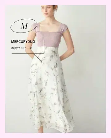 MERCURYDUO 머큐리 듀오 S/S 꽃무늬 원피스 M