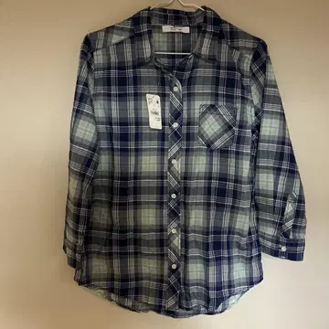 BACK NUMBER 체크 무늬 셔츠 Medium