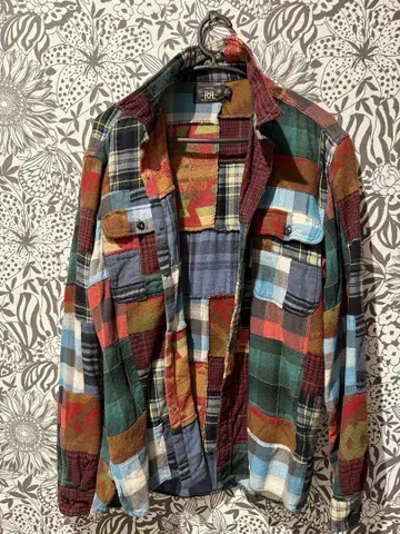RRL Ralph Lauren 패치워크 셔츠 새상품급