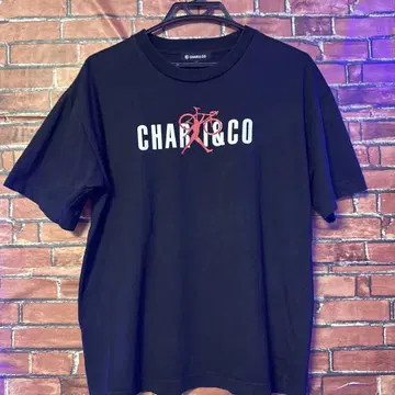 CHARI&CO 자전거 실루엣 티셔츠 M 사이즈 블랙 조던