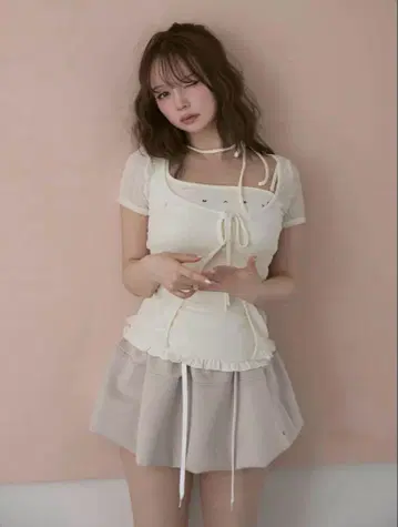 앤드메리 클레어 세트 톱 아이보리