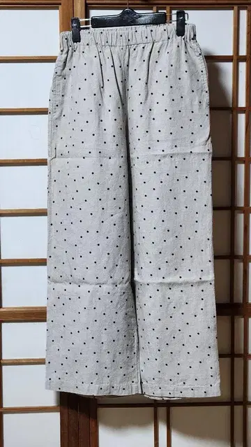 URBAN RESEARCH DOORS 린넨 도트 팬츠