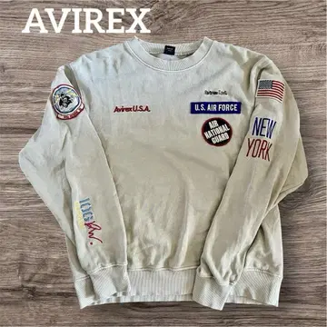 AVIREX AIR FORCE 트레이닝복 양면 자수 패치 뉴욕