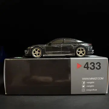 MINI GT 포르쉐 Taycan 터보 S MINIGT 1/64 미니카
