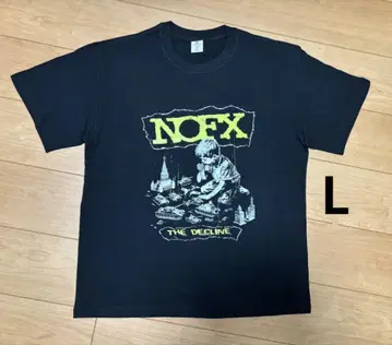 새상품 NOFX THE DECLINE 티셔츠 L 사이즈 블랙