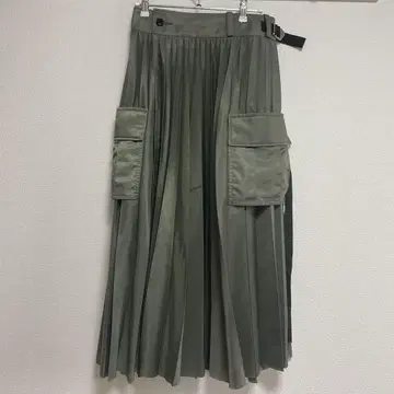 Sacai 나일론 트윌 스커트 사이즈 1 카키