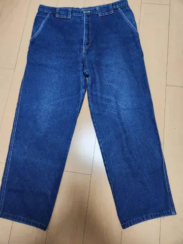 LUCIANO ZEGNA 스트레이트 데님 다크 네이비