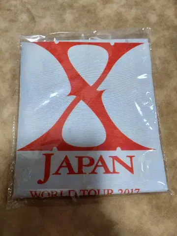 X JAPAN WORLD TOUR 2017 플래그 포스터