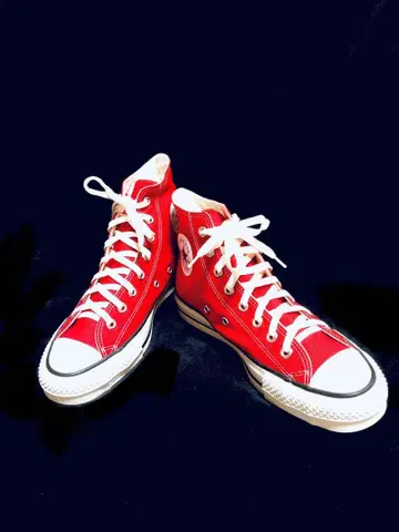 새상품 CONVERSE ALL STAR 일본제 빨간색 26cm