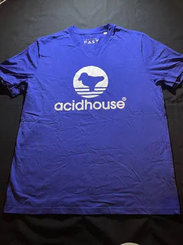 acidhouse 파란색 티셔츠 L 사이즈