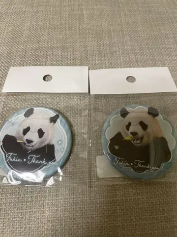 신출 어드벤처 월드 카에데하마 캔뱃지 팬더