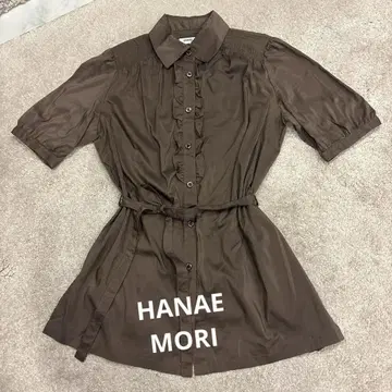 HANAEMORI 브라운 튜닉 38