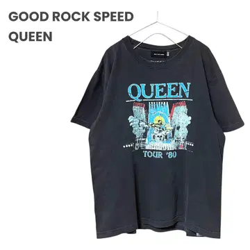 QUEEN 투어 티셔츠 GOOD ROCK SPEED 퀸 밴 티셔츠