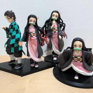 귀멸의 칼날 카마도 탄지로 카마도 네즈코 피규어 4종 세트