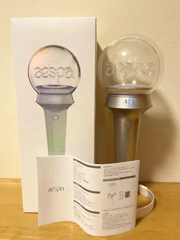 aespa 응원봉 거의 미사용 점등 확인 완료