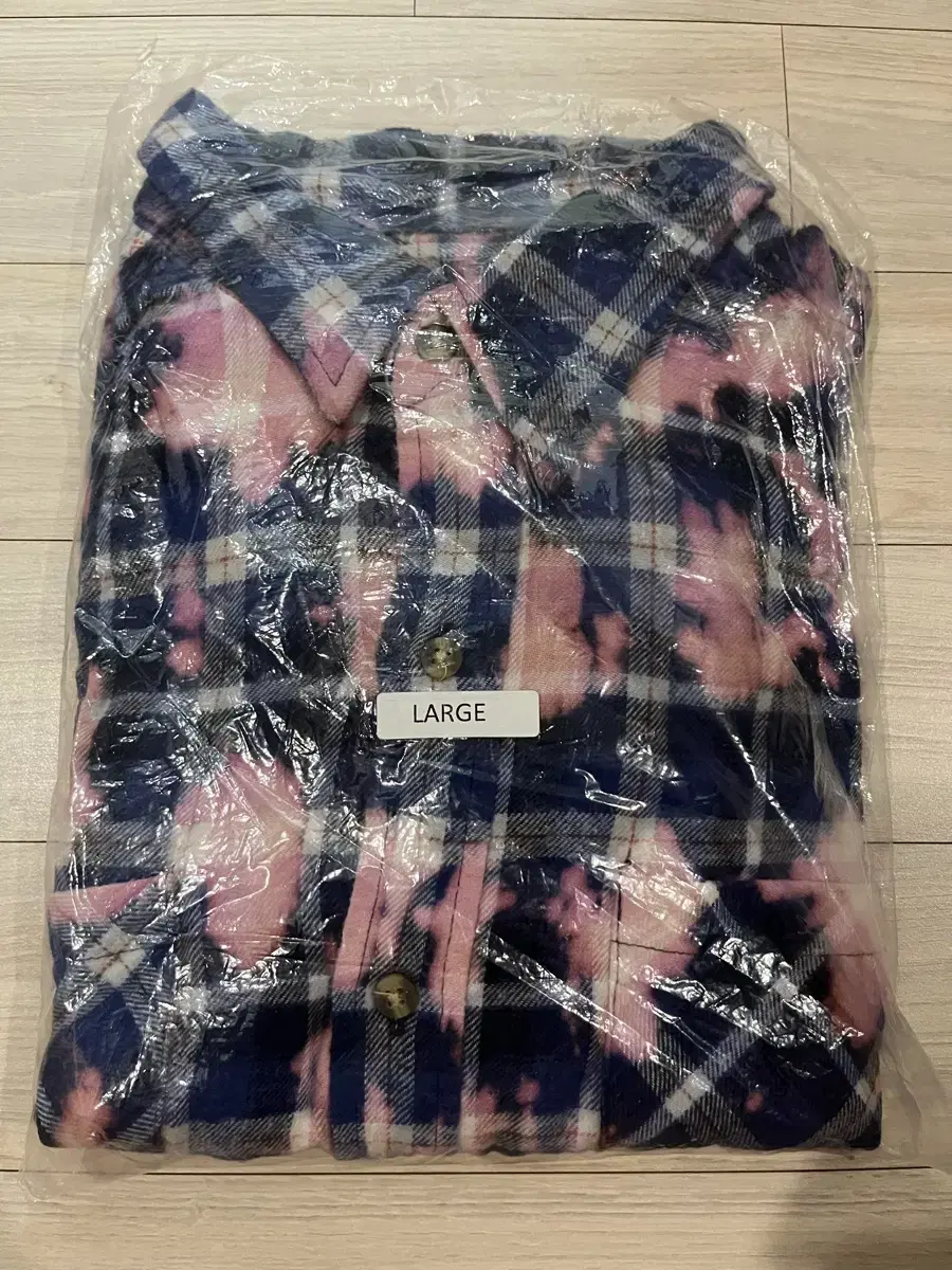 Anti Social Social Club 18ss Psy Blue Flannel (L) New