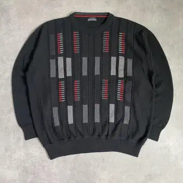 남성용 니트 스웨터 블랙 XL COOPER made in CANADA