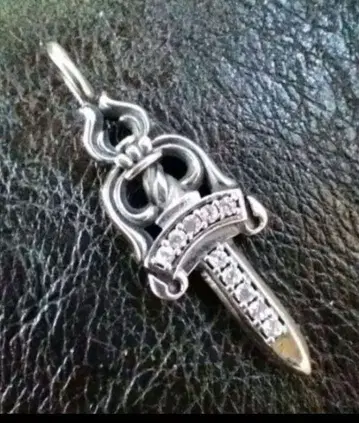 새상품 대거 펜던트 파베 silver925