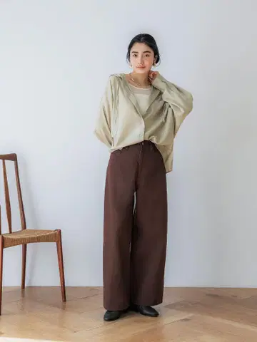 crewre 풀드 스팬 후드 셔츠 size1