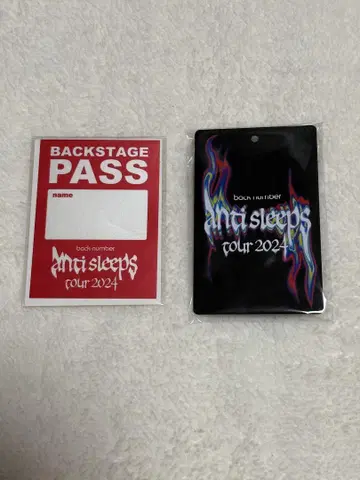 back number antisleeps tour2024 혜택 굿즈