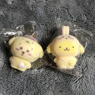 산리오 치이카와 (먼작귀) 플로키 마스코트 참 폼폼푸딩 토끼