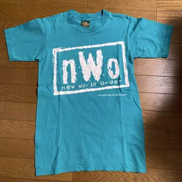 90s USA제 nwo 티셔츠 에메랄드 그린