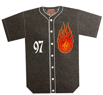 FIREBALL 베이스볼 셔츠 97 프리 사이즈