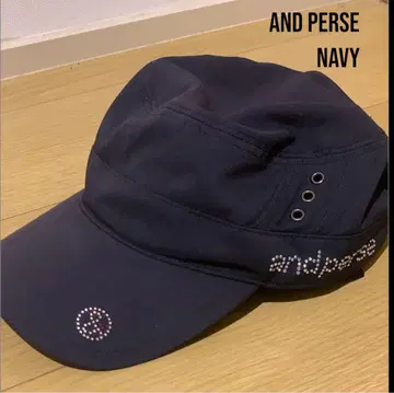 and per se 네이비 워크 캡 Free Size