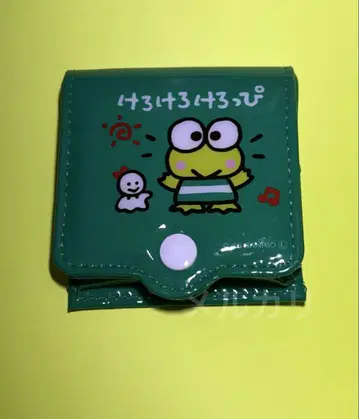 산리오 캐릭터 비닐 지갑형 코인 파우치 케로케로케로피