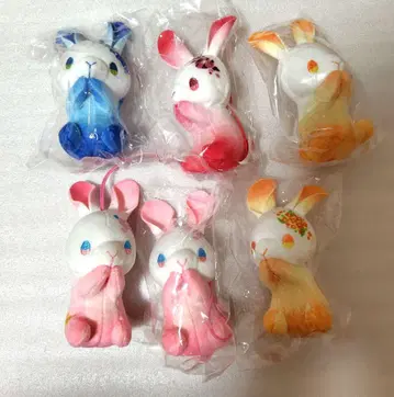 꽃토끼 봉제 인형 마스코트