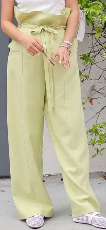 택 포함 새상품  지프소피아 gypsohila Cool Pants 민트