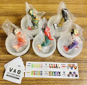 VAG 10th 나마나리 인어 가챠 소프트 비닐 총 5종 세트