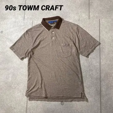 Y2K 아카이브 90s TOWN CRAFT 타운 크래프트 반팔 피케 셔츠