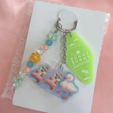 디즈니 리조트 써니 써니 썸머 랜덤 키체인 칩과 데일