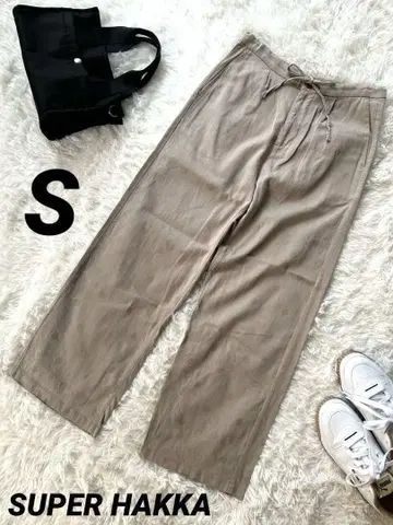 슈퍼 하카] 팬츠 캐주얼 와이드 팬츠 도트 도트 카고 경량